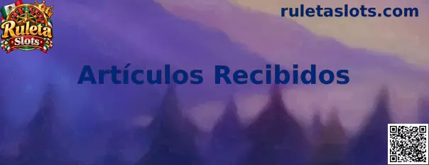 Consulta de Artículos Recibidos en Ruleta Slots