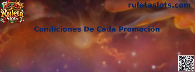 Guía visual sobre las Condiciones De Cada Promoción de Ruleta Slots