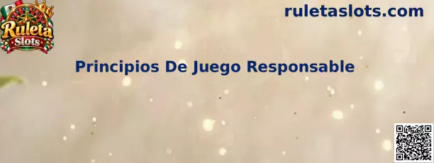 Principios De Juego Responsable en Ruleta Slots