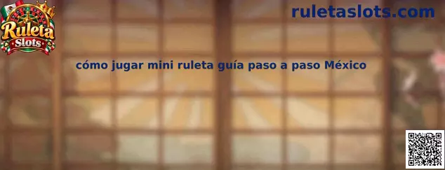 Ilustración introductoria de una mini ruleta y sus elementos principales para aprender a jugar paso a paso en México
