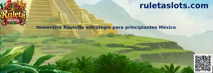 Imagen ilustrativa de Immersive Roulette para principiantes, con una mesa de ruleta y presentación audiovisual.