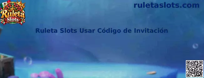 Guía visual para usar un código de invitación en Ruleta Slots